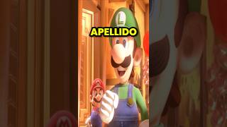 🍄 ¡¿El APELLIDO de MARIO y LUIGI 🤯 shorts [upl. by Cassella787]