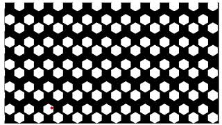 Optokinetic Training  Hexagonal Chessboard with Moving Dot [upl. by Melone]