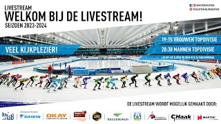 Livestream Daikin Marathon Cup 5  Jan van der Hoorn Schaatssport Marathon Haarlem [upl. by Lasser]