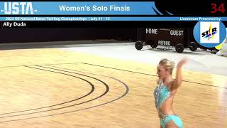 Ally Duda USTA Baton Twirling National Championships Solo Finals 2023 [upl. by Nortna]