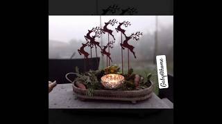 zauberhafte Tischdekoration ruckzuck diy winter easy diy tutorial weihnachten winter [upl. by Corabelle]