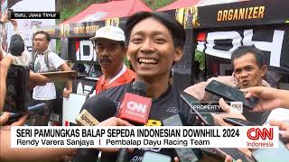 Seri Pamungkas Balap Sepeda Indonesia Downhill 2024 [upl. by Sielen]