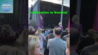 Swedish song in the anniversary celebrationSvensk sång [upl. by Aohsoj]