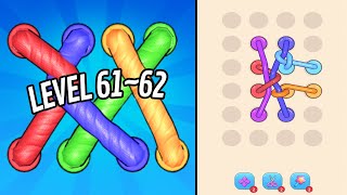 🏅 TANGLE ROPE 3D 🤪 Level 6162 🧩 Gameplay Walkthrough [upl. by Kariotta]