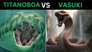 TITANOBOA VS VASUKI INDICUS who would win [upl. by Mackoff860]