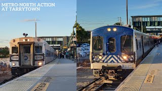 MTA Small MetroNorth Action At Tarrytown Station [upl. by Adnarom]