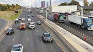 hwy 401 traffic by keele st toronto [upl. by Studner888]