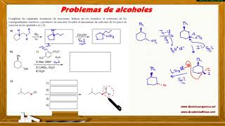 Ejercicio sobre reacciones de alcoholes [upl. by Efal]