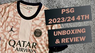 PSG 202324 fourth jersey Unboxing amp Review [upl. by Morty373]