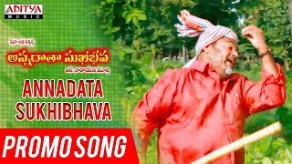 Annadata Sukhibhava Promo Song  Annadata Sukhibhava Songs  RNarayana Murthy [upl. by Satsoc]