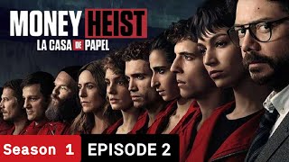 Money Heist S1Ep2  Full Episode Explained In Hindi  A Cinema [upl. by Rolat624]