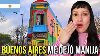 Conociendo CAMINITO Calles llenas de COLOR y ARTE en BUENOS AIRES 🇦🇷  Vlog [upl. by Mad]