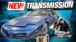 1991 Pontiac NEW Transmission swap [upl. by Fritzie]