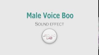 Male Voice Boo  Sound Effects  Male Voices Sounds  Human Sounds [upl. by Shimberg381]