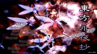 Touhou Imperishable Night OST  Reach for the Moon Immortal Smoke [upl. by Ellenar319]