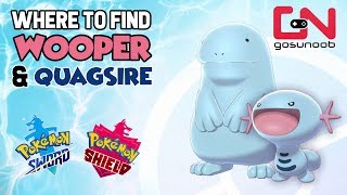 Where to find Wooper amp Quagsire  Pokemon Sword and Shield Wooper Evolution [upl. by Pearlstein]