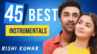 Instrumental Hindi Songs  Bollywood Music  Soft Piano Arijit Singh Jubin Nautiyal  Study  Math [upl. by Elohcin]