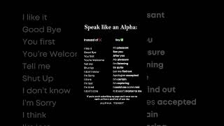 Change your speaking style alphatenet [upl. by Dralliw907]