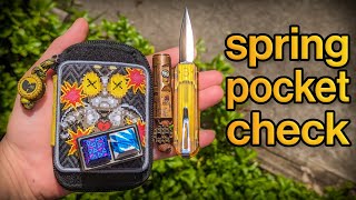 spring pocket check 🧡 ultem 007 otf rovyvon pixel co amp more edc gear [upl. by Berrie]