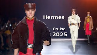 Hermes Мода Cruise 2025 в НьюЙорке  Стильная одежда и аксессуары [upl. by Leopold616]