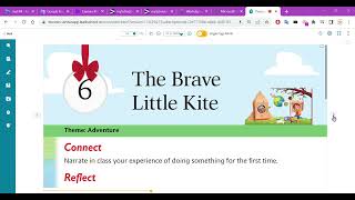 The Brave Little Kite Poem Adventure Longman English Class 5 Chapter 6 New Images Next Book Pearson [upl. by Arres]