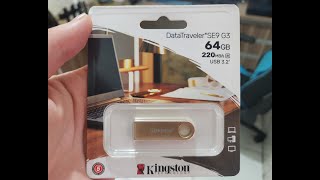 Pendrive Kingston DTSE9G3 64GB  Portuguese [upl. by Zechariah]