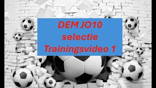 Trainingsvideo 1  RKVV DEM JO10 selectie 20242025  Oefeningen voor thuis [upl. by Oijile]