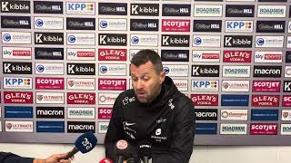 Post Match Interview with SK Brann Manager Eirik Horneland St Mirren 11 SK Brann [upl. by Hedberg]