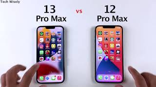 iPhone 13 Pro Max vs 12 Pro Max  SPEED TEST [upl. by Schuster]