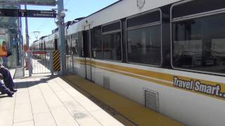 LA Metro Rail Nippon Sharyo P865 115 Expo Line arriving into Culver City [upl. by Adnalu]