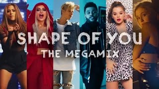 SHAPE OF YOU  The Megamix ft Selena Gomez TØP Ariana Grande Justin Bieber and more [upl. by Isacco43]