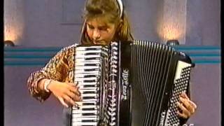 Monika Kahl 13 years old playing accordion live on GMSA [upl. by Koppel795]