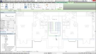 Revit Tutorial  Working with stairs [upl. by Rakia]