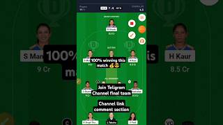 INW Vs NZW  NZW VS INW T20 WOMENS WORLD CUP Dream 11 prediction dream11prediction inwvsnzw [upl. by Docia501]