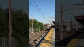 A Westbound Montclair Train at Newark NJ with NJT 4609 Ride with Pride leading [upl. by Atsiuqal264]