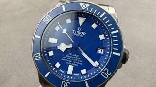 Tudor Pelagos Blue 25600TB Tudor Watch Review [upl. by Zea426]