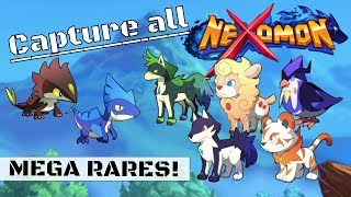 NEXOMON Mega Rares Where to find all basic forms [upl. by Essa]