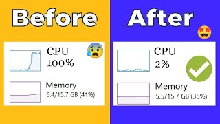 Fix CPU 100 Usage Windows Tech windows10 [upl. by Camm]