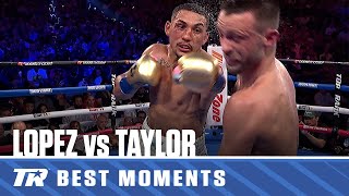 Teofimo Lopez Dominates Josh Taylor  BEST MOMENTS [upl. by Garges]