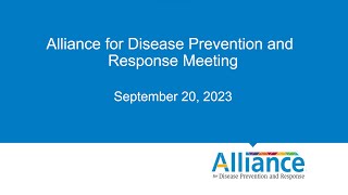 Alliance for Disease Prevention and Response Preparedness with ASPR and NACCHO [upl. by Fitton627]