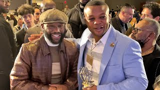 FLOYD MAYWEATHER GIVES ILUNGA MAKABU ADVICE ON HOW TO BEAT CANELO AT FIRST MEETING [upl. by Zoi]