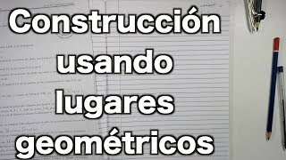 Ficha Geometría Ejercicio 7b Construcción con Regla y compás [upl. by Akehsar]