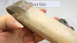 Crystal amp Mineral Education BARITE BARYTE [upl. by Ennire]