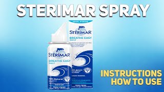 Sterimar spray how to use How and when to take it Warnings and cautions [upl. by Yelrihs997]