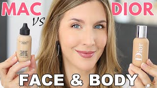 MAC Face and Body Foundation vs DIOR Face and Body Foundation [upl. by Hulton]