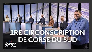 27 Juin 2024  Débat de la 1re circonscription de Corse du Sud [upl. by Yleek]