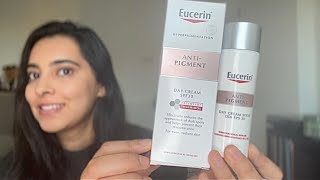 REVIEW EUCERIN ANTI PIGMENT DAY CREAM SPF30 [upl. by Zachary]