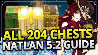 ALL 204 CHESTS NATLAN 52 GUIDE [upl. by Tadashi143]