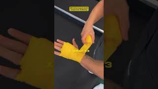 How to wrap your hands for boxing 🥊 using the TK 180 inches elastic hand wraps 💯 [upl. by Attela]