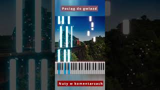 Skaner  Pociąg do gwiazd 🎹 Piano Tutorial 🔥 Nuty shorts [upl. by Polard]